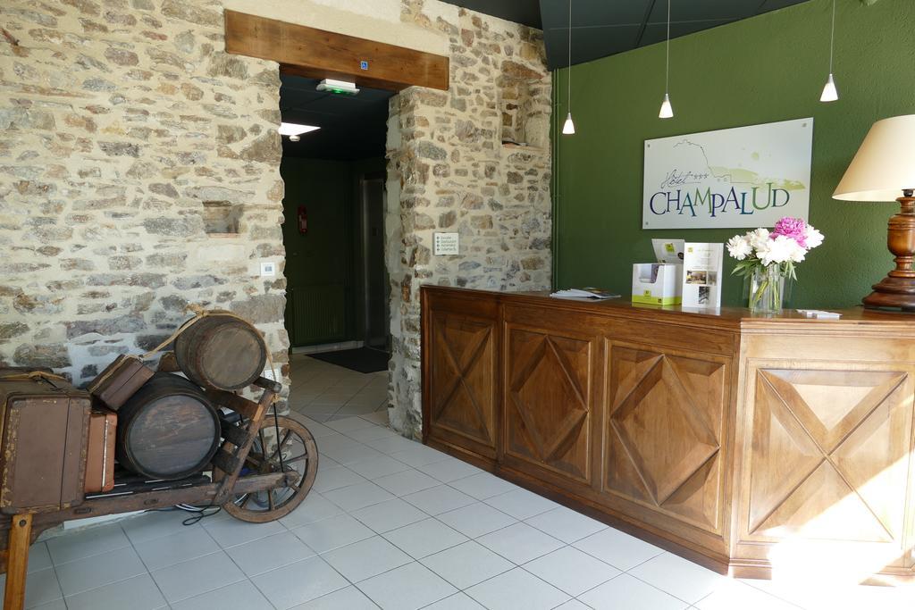 Logis Hotels Le Champalud Restaurant La Citadelle Oree-d'Anjou Eksteriør bilde